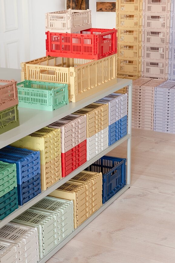 Hay Colour Crate Panier de Rangement, M, lavande