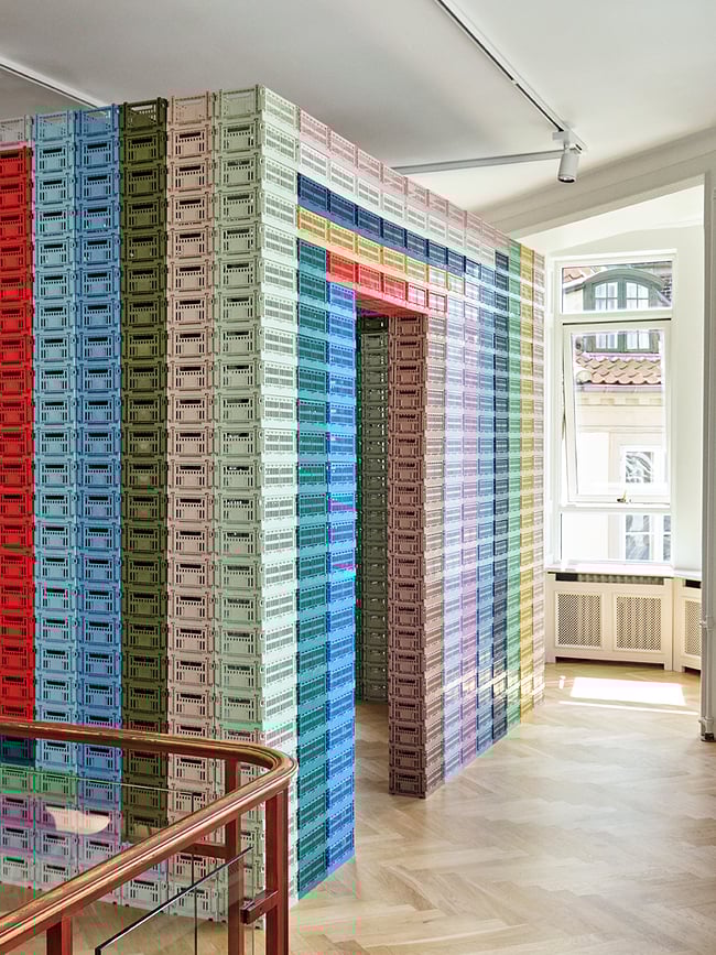 Hay Colour Crate Panier de Rangement, M, lavande