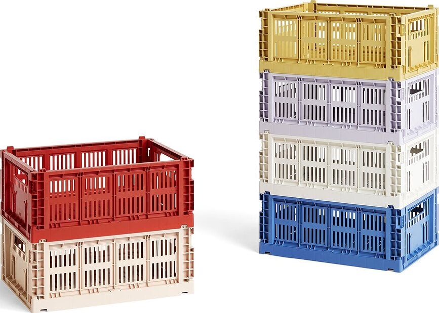 Hay Colour Crate Panier de Rangement, M, lavande
