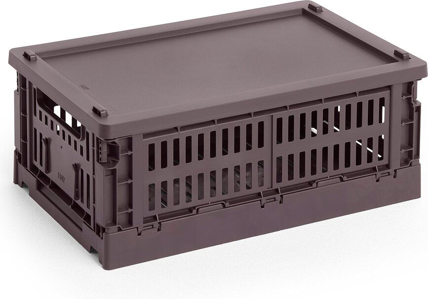 Hay Colour Crate Couvercle pour Caisse, taille S, bordeaux