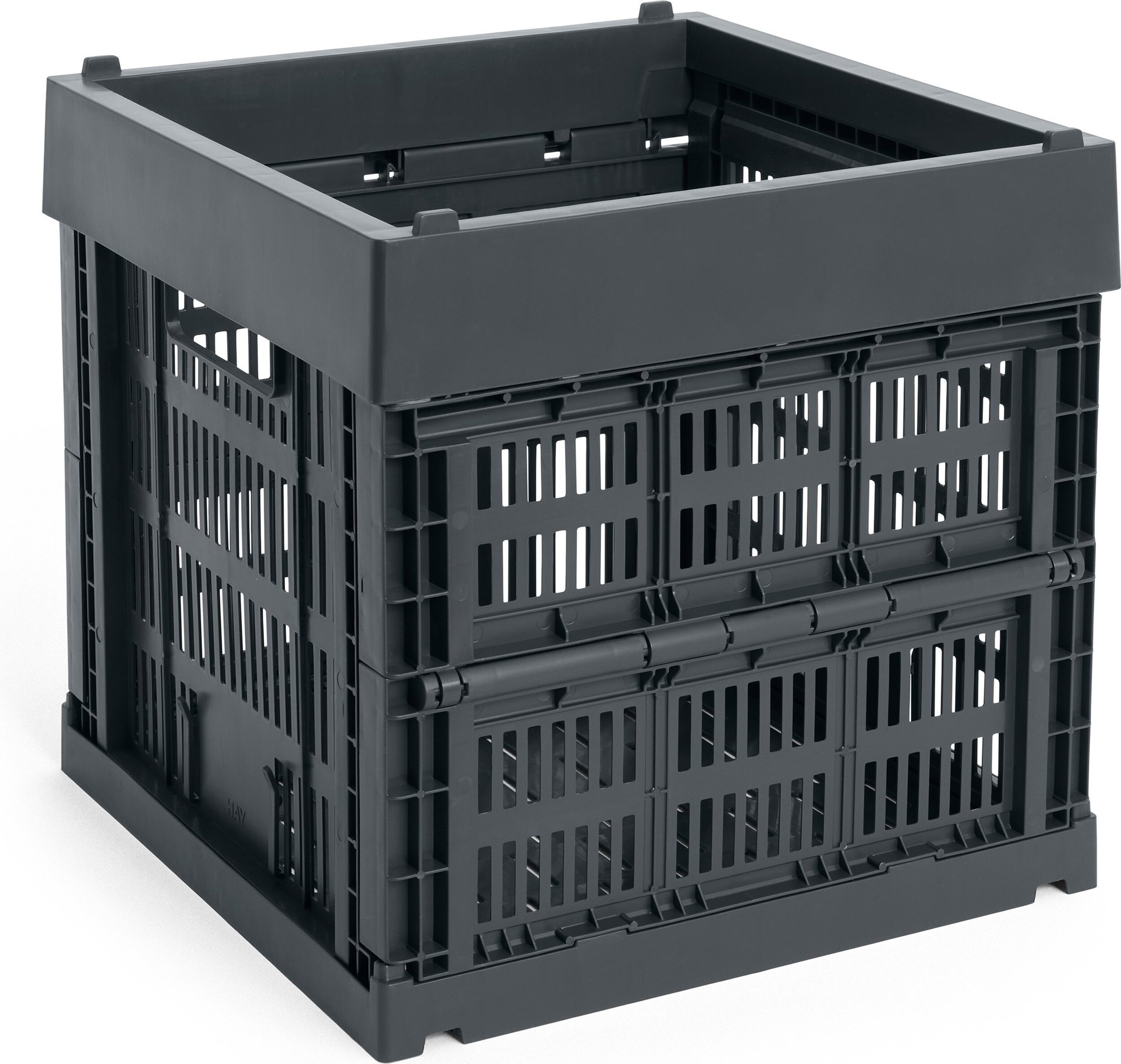 Hay Colour Crate Cube Aufbewahrungskorb, Anthrazit