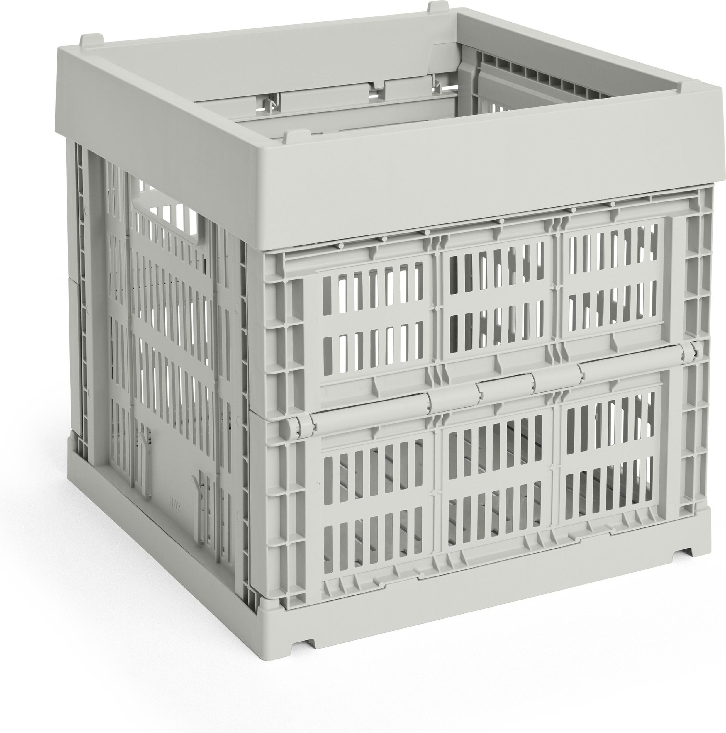 Hay Colour Crate Cube Kiste, grau