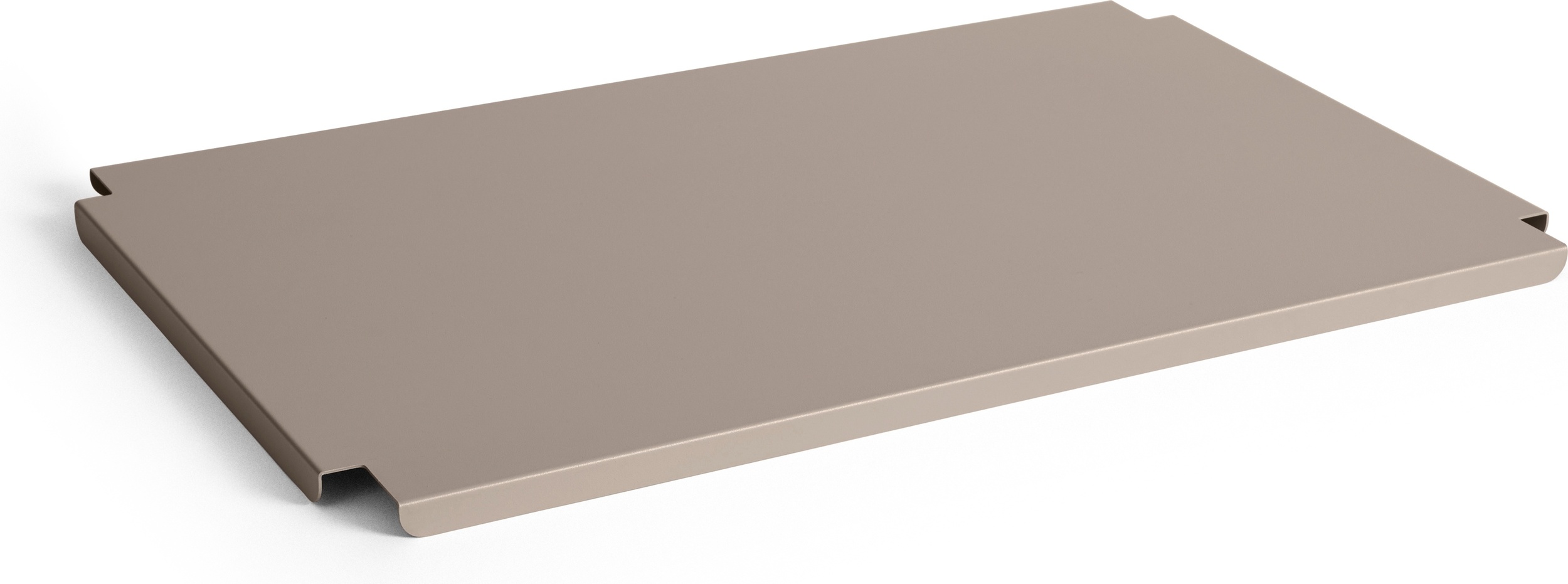 Hay Colour Crate Deckel für Aufbewahrungskiste L, Metall, taupe