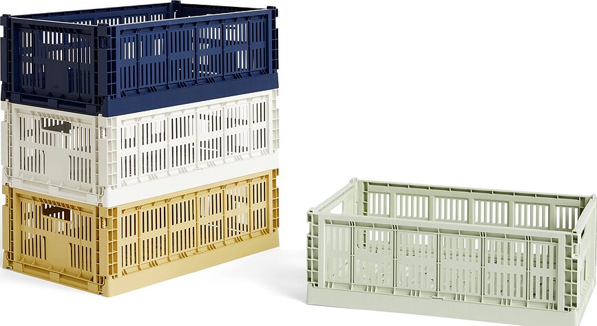 Hay Colour Crate Kutija L zagasito bijela