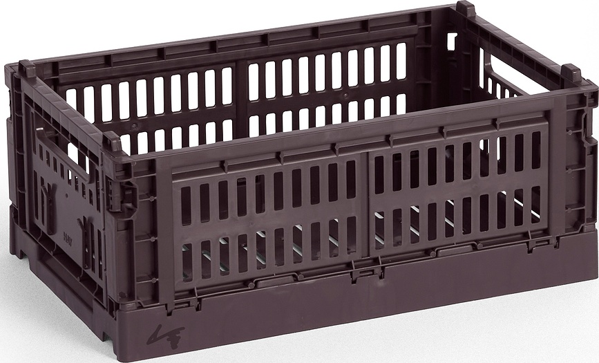 Hay Colour Crate Κιβώτιο αποθήκευσης, S, μπορντό