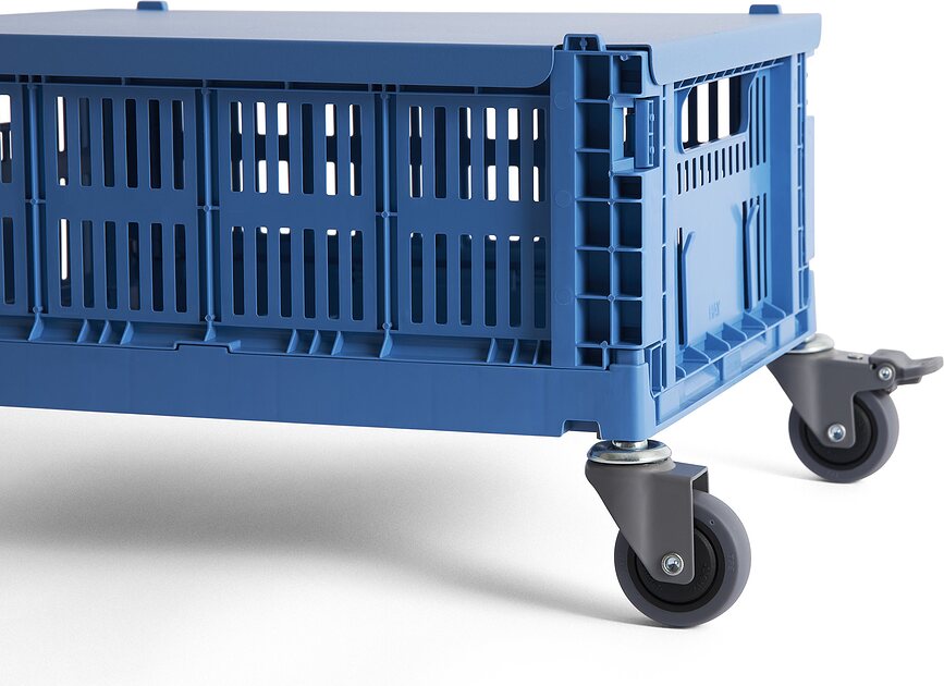 Hay Colour Crate L Kolesa za zaboj za shranjevanje, 4 kosi