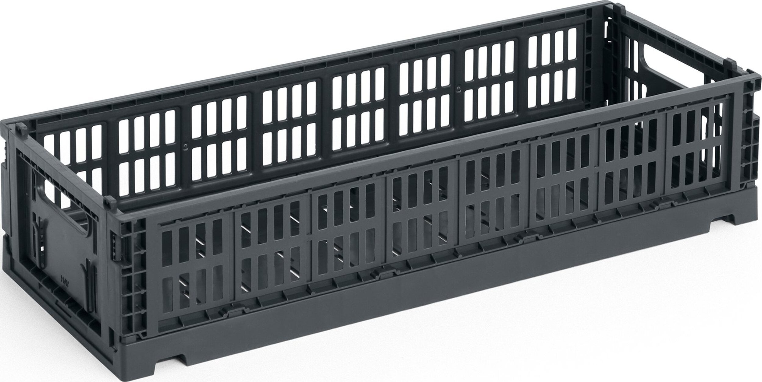 Hay Colour Crate Mini Oblong Aufbewahrungskorb, Anthrazit