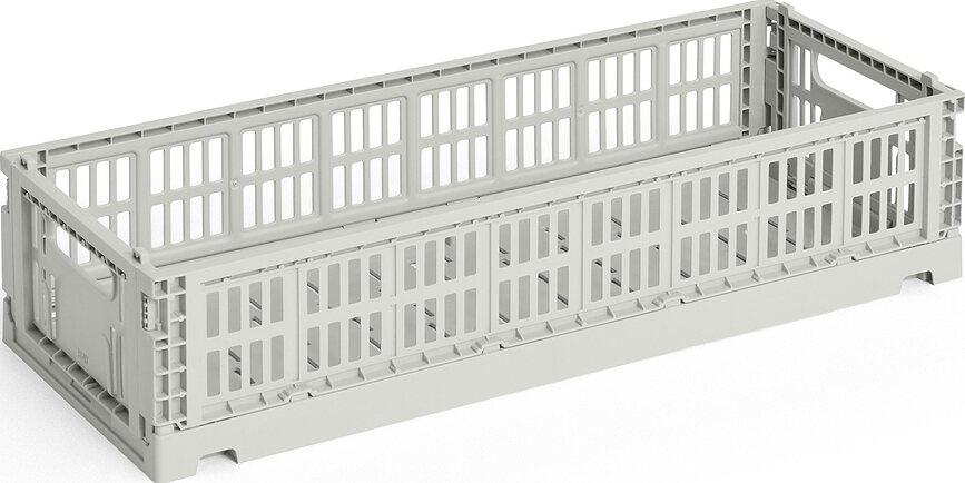 Hay Colour Crate Mini Oblong Košara za shranjevanje, siva