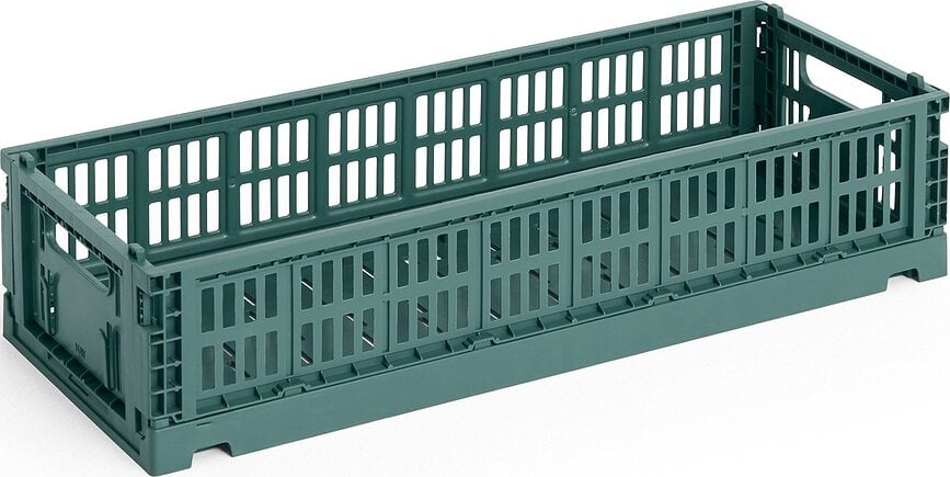 Hay Colour Crate Mini Oblong Kutija za pohranu tamnozelena