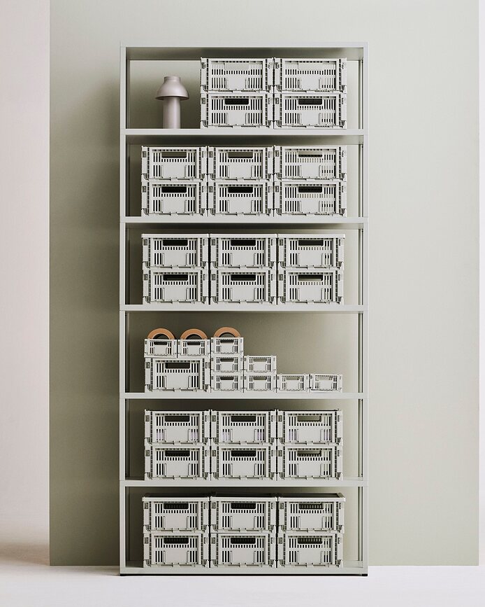 Hay Colour Crate Mini Košare za shranjevanje, bordo, 2 kosa