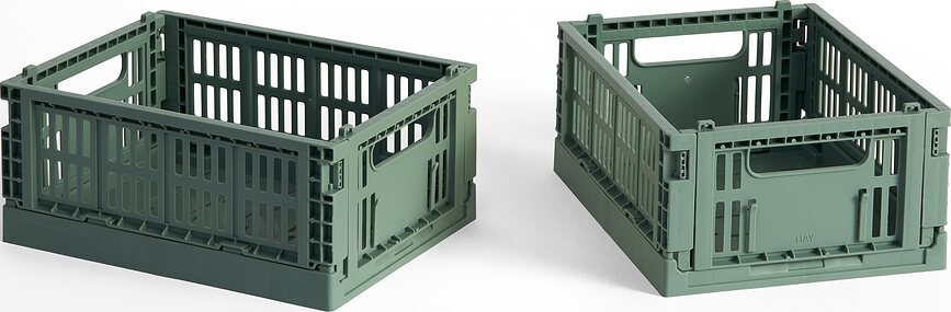 Hay Colour Crate Mini Zaboji za shranjevanje, žajbljevi, 2 kosa