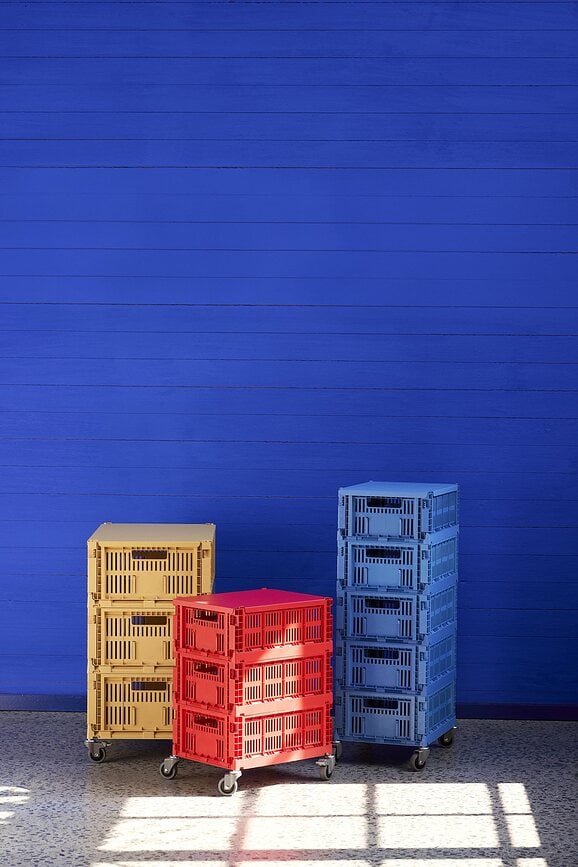 Hay Colour Crate L ΡΟΔΕΣ για καλάθι αποθήκευσης, 4 τμχ