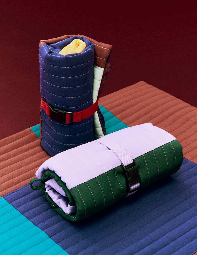 Hay Couverture pour Chien de Voyage, 80 x 80 cm, multicolore