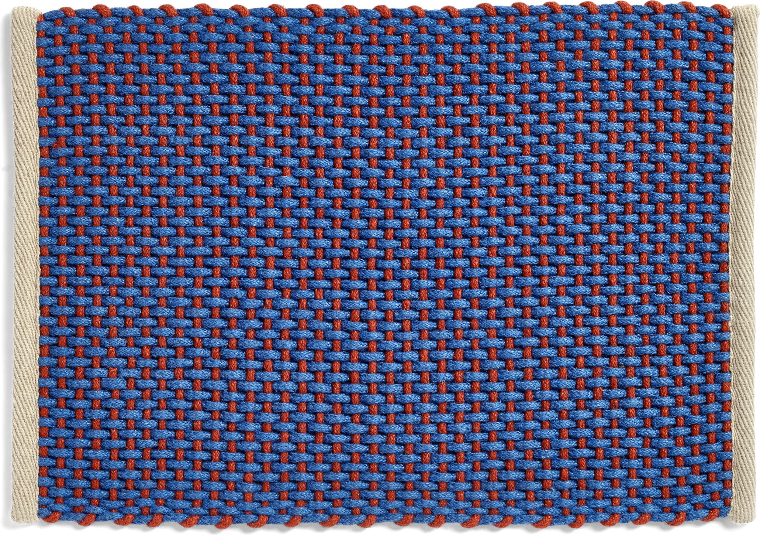 Hay Fußmatte blau-beige