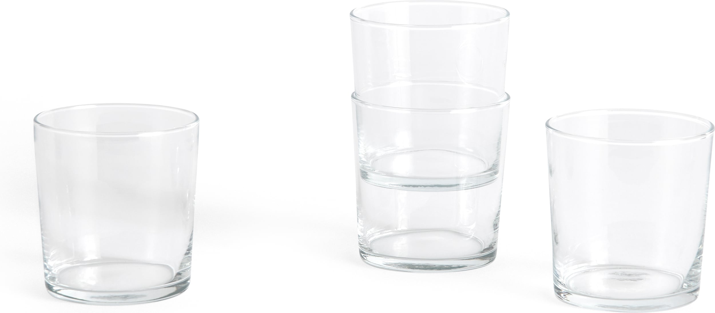 Hay Gläser 360 ml, transparent, 4 St.