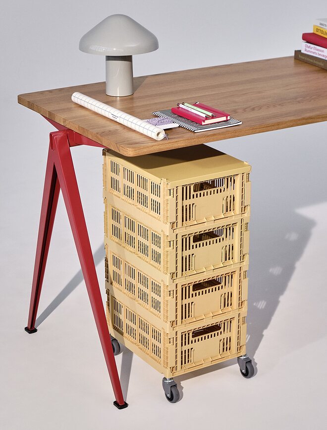 Hay Colour Crate L Kotačići za košaru za pohranu 4 kom.