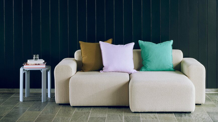 Hay Linen Coussin décoratif 50 x 50 cm, olive