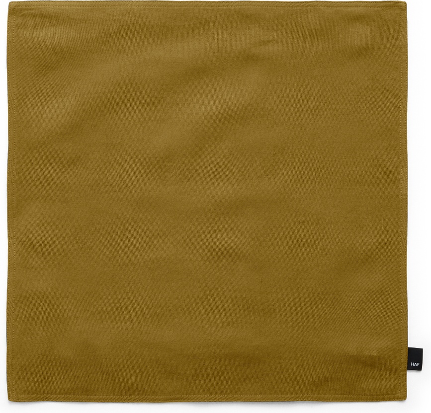 Hay Linen Housse de Coussin 50 x 50 cm, olive