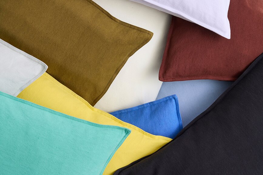 Hay Linen Μαξιλάρι διακοσμητικό, 60 x 60 εκ., λινό, μαύρο