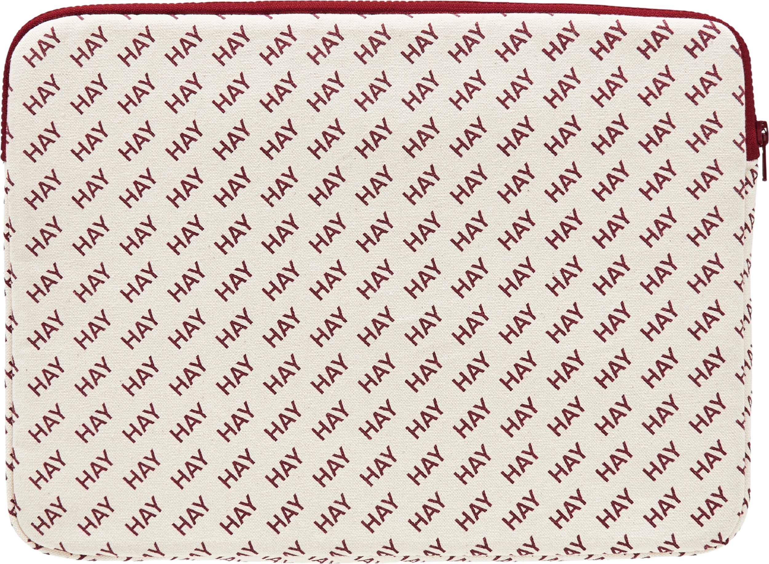 Hay Logo Laptopetui beige-burgund