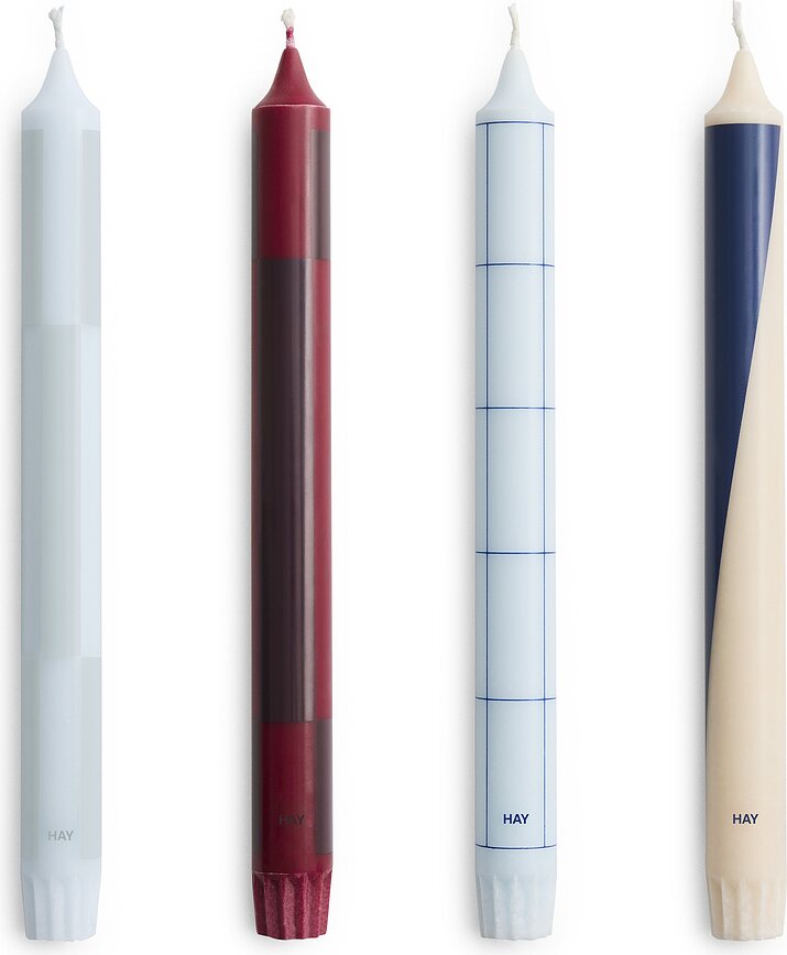 Hay Pattern Bougies, Lot de 4
