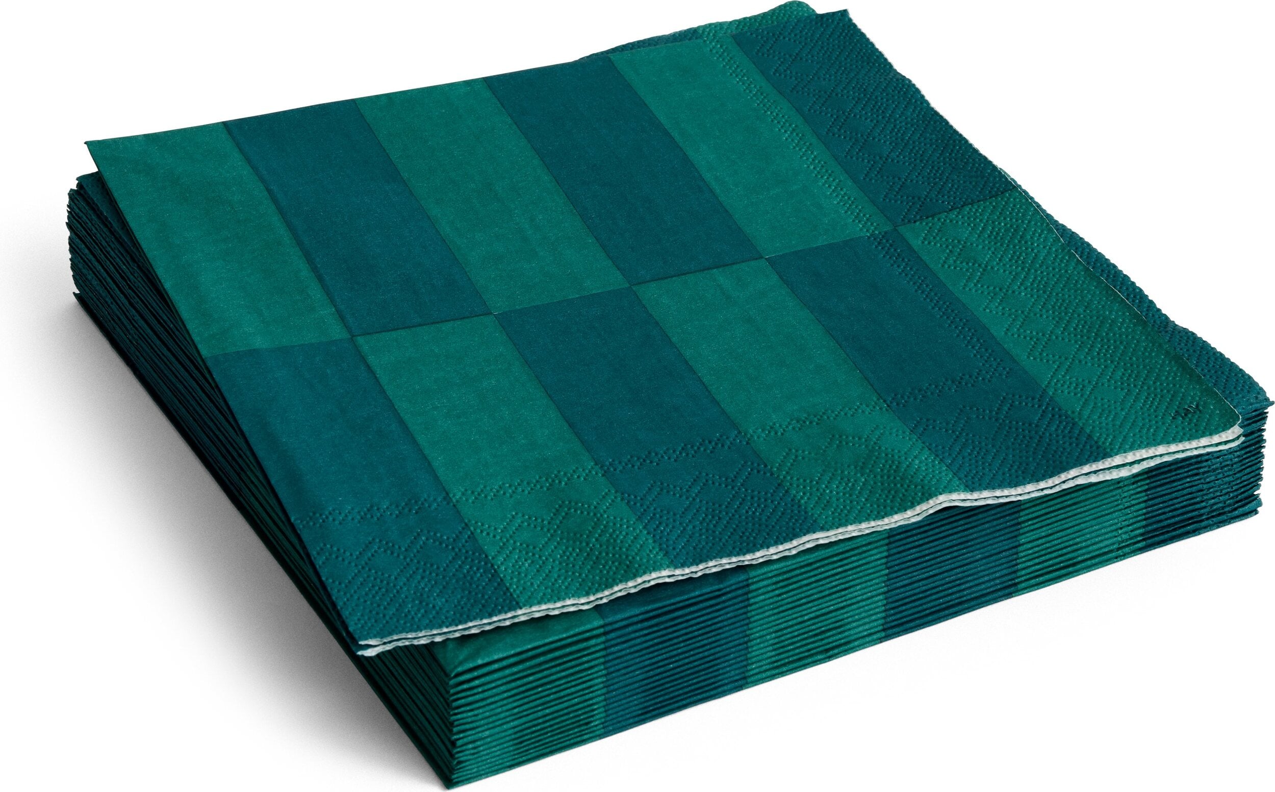 Hay Pattern Servietten 40 x 40 cm, grünes Schachbrettmuster, 20 St.