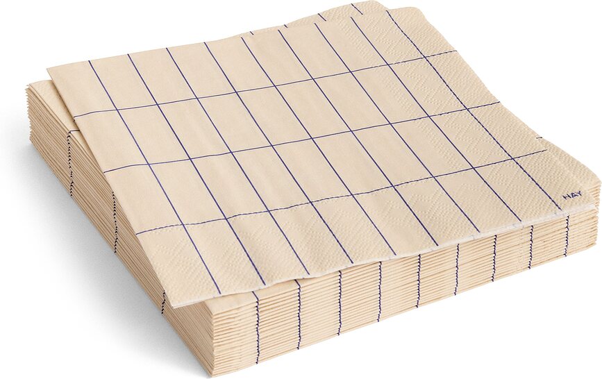 Hay Pattern Serviettes 33 x 33 cm, Lot de 20