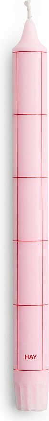 Hay Pattern Svijeća karirana svijetloružičasta