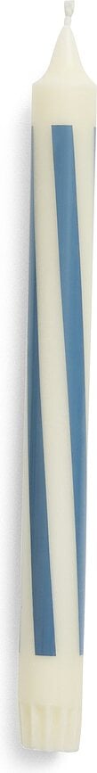 Hay Pattern Swirl Svijeća kremasto plava