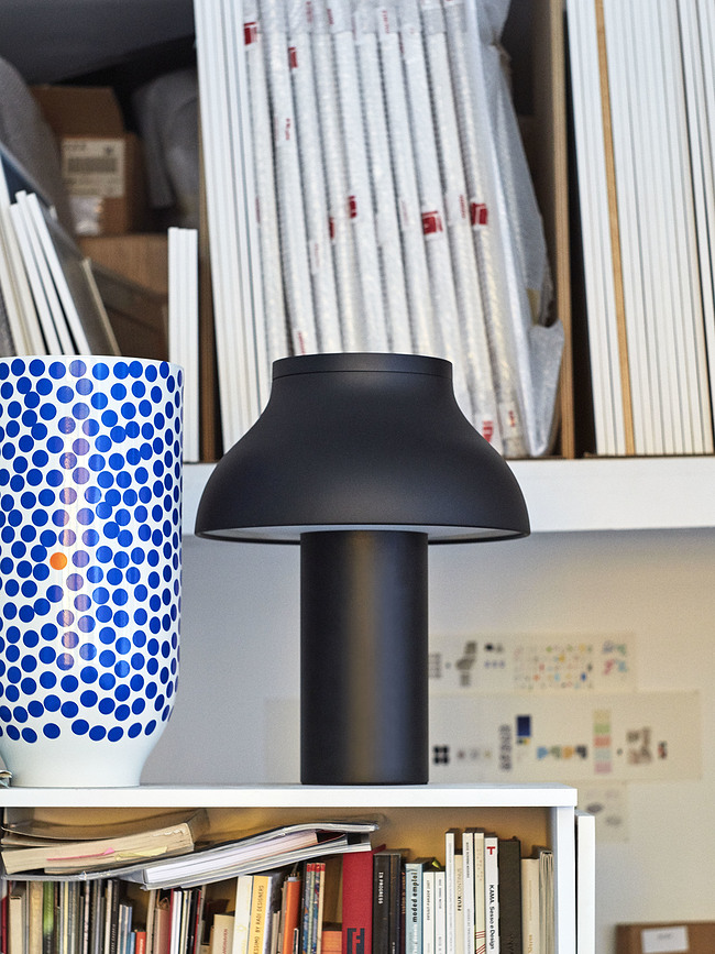 Hay PC S Επιτραπέζιο Φωτιστικό, ασημένιο