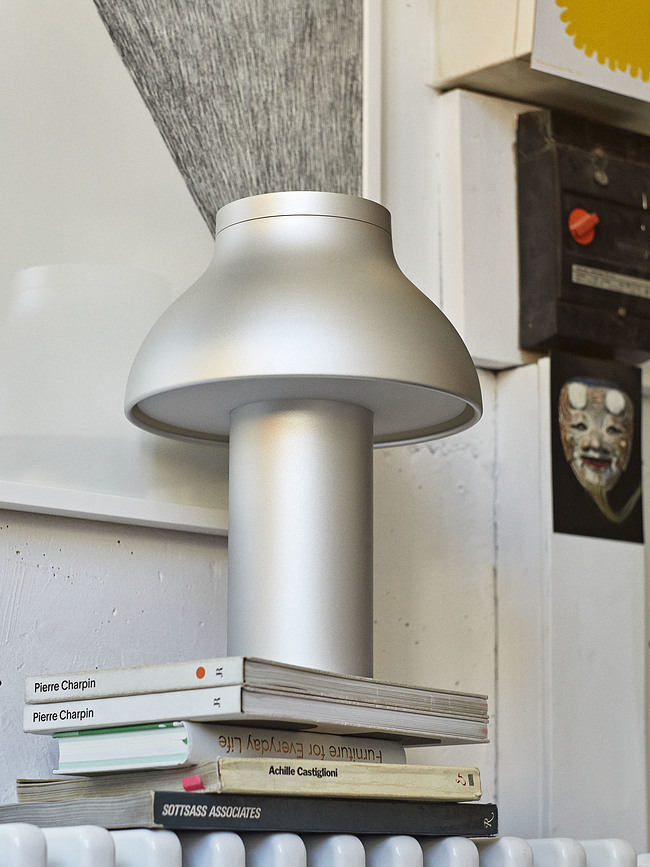 Hay PC Lampe de table S, argentée