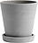 Hay Pot de Fleurs avec soucoupe, 15 cm, gris