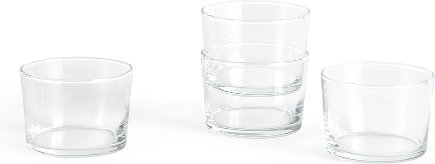 Hay Ποτήρια, 220 ml, διαφανή, 4 τμχ