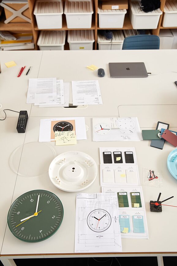 Hay Ρολόι Τοίχου, μπλε