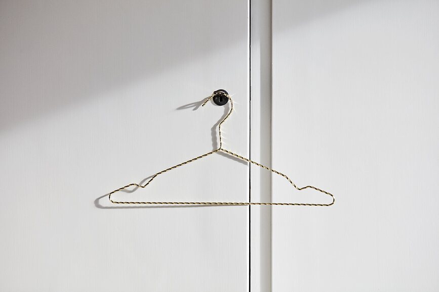 Hay Vješalice za odjeću bakrene 5 kom.