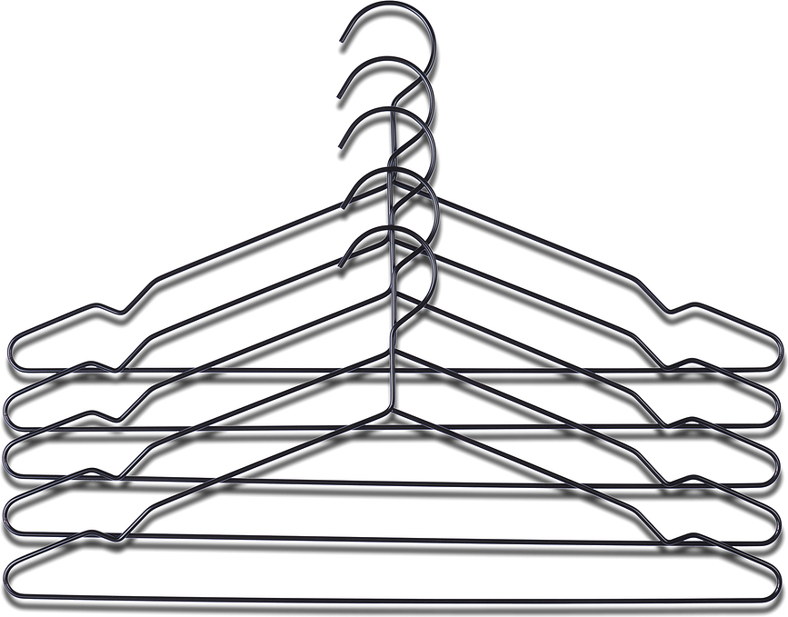 Hay Vješalice za odjeću bakrene 5 kom.