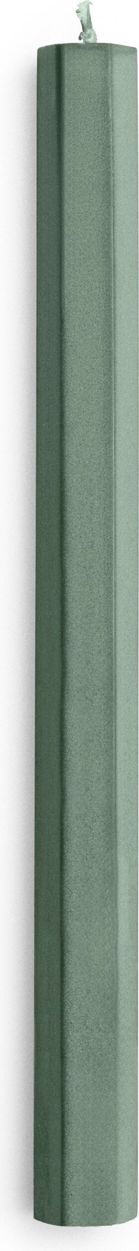 Hexagon Kerze, khaki
