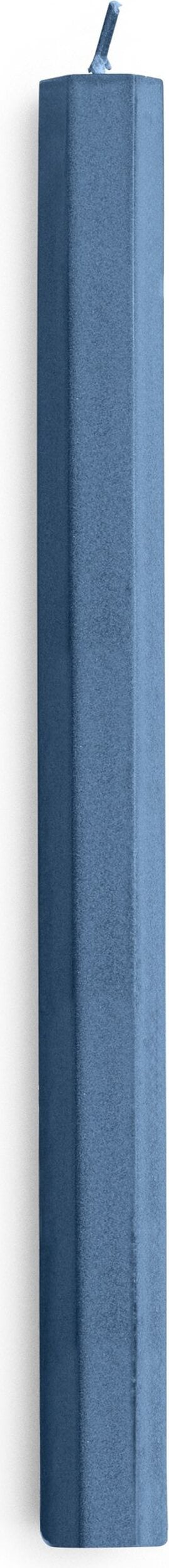 Hexagon Kerze marineblau