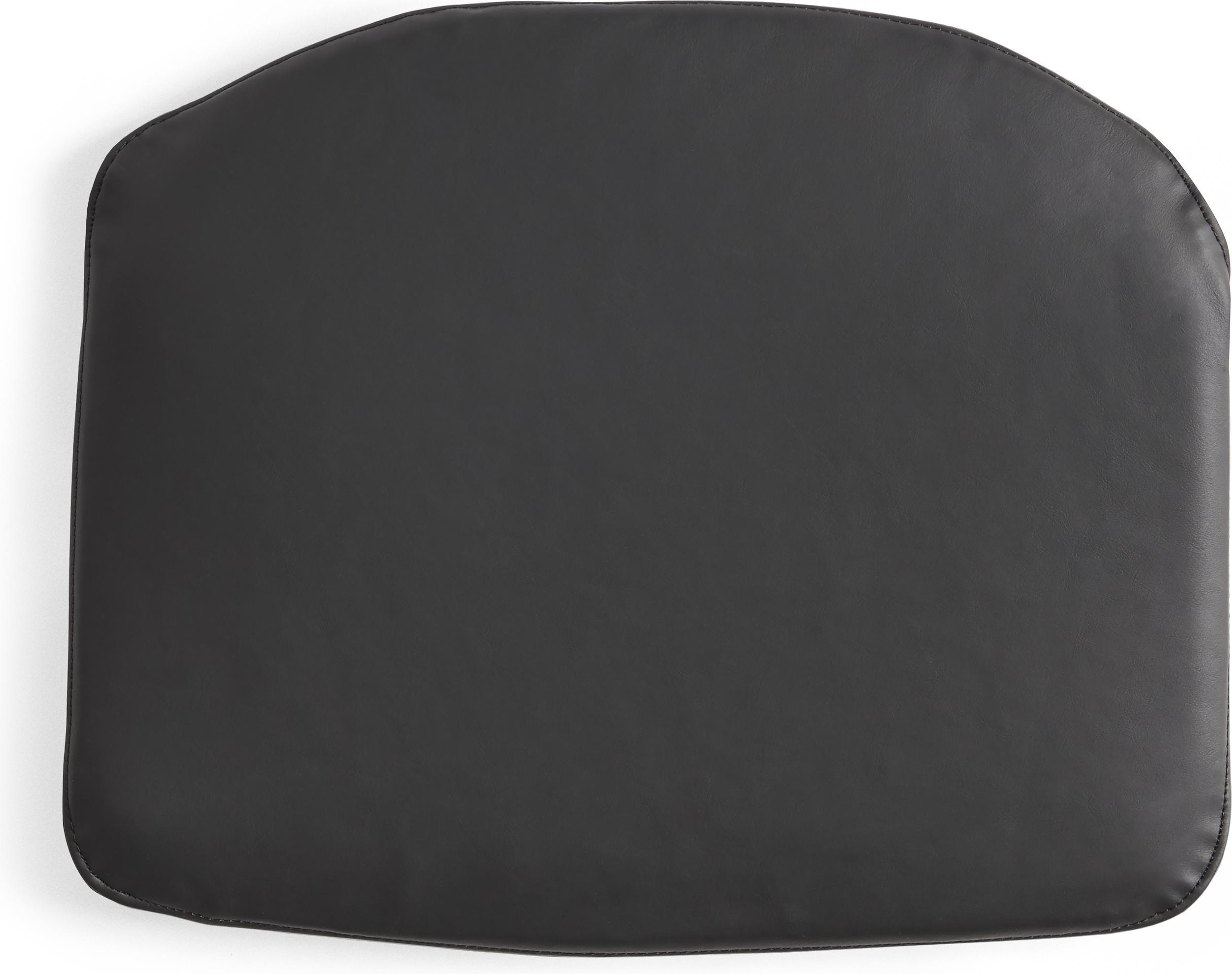 J-series Stuhlkissen, 38 x 33 cm, schwarz, Leder