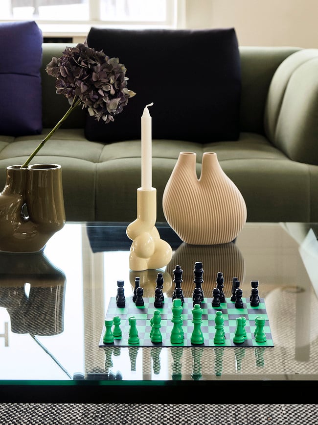 Jarrón W&S Chamber, beige