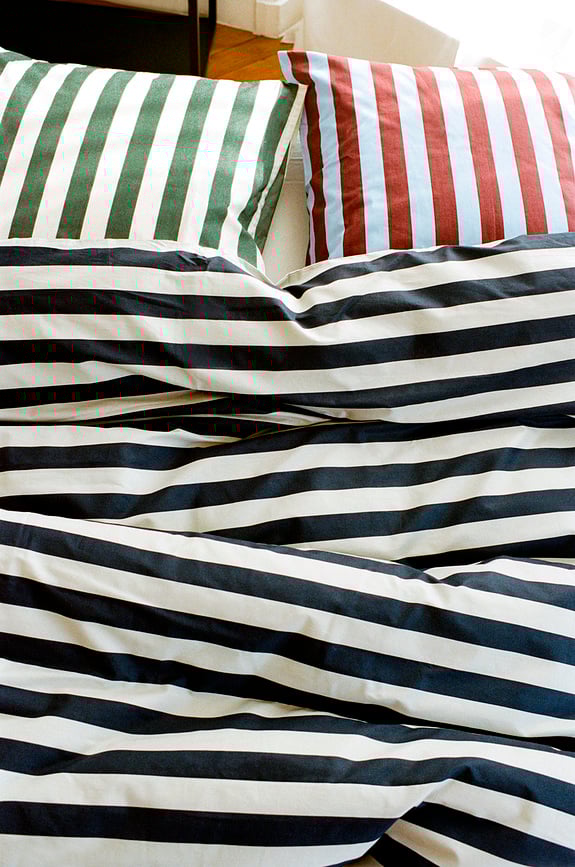 Funda Nórdica Ete, 225 x 220 cm, gris y azul marino