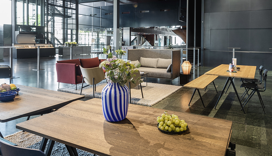 Juice Vase 28 cm, bleu