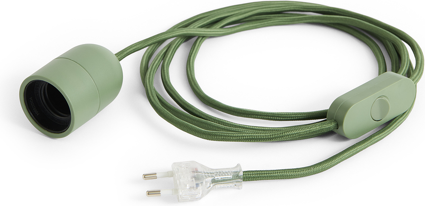 Kabel za namizno svetilko Common 240 cm, zelen