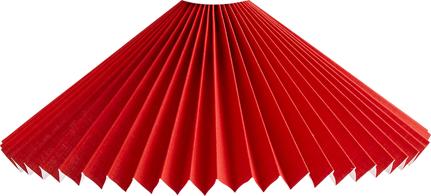 Kap voor lampen Matin 30 cm rood