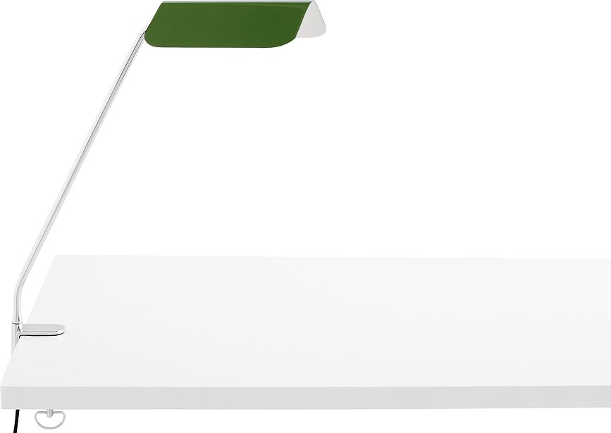 Lampă de birou Apex verde cu clips