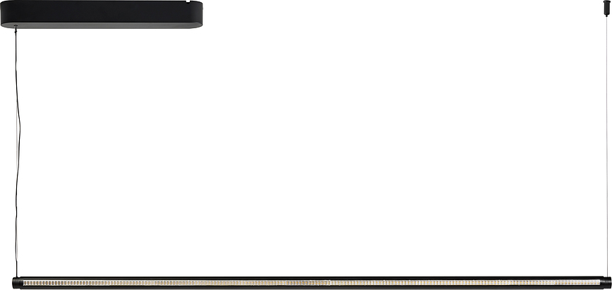 Lampa Factor Linear Suspension Directional czarna