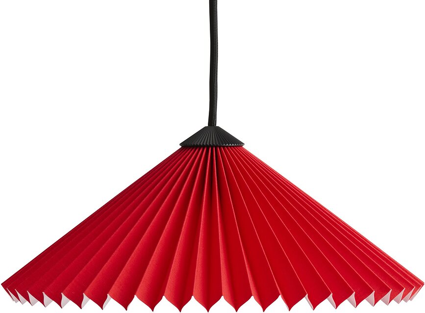 Lampa wisząca Matin 30 cm czerwona