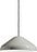 Lampa wisząca Pao 35 cm szara