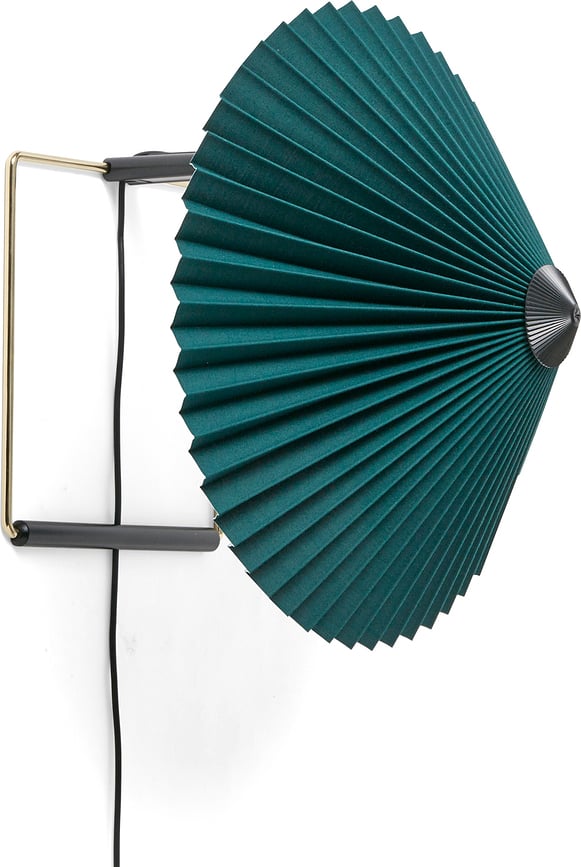 Lampada a muro Matin 30 cm verde scuro