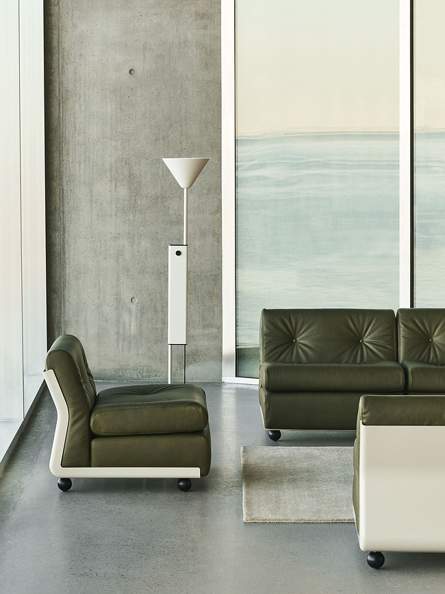 Lampadaire Twist réglable en hauteur, 200 cm, beige